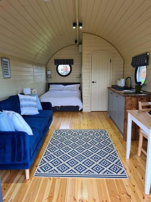 Spring Tide Cliff Top Glamping Pod With Direct Sea Views Бірчінґтон Екстер'єр фото